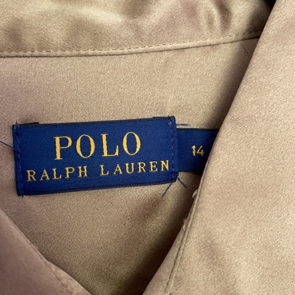 New unworn polo silk blouse. - Picture 2 of 7